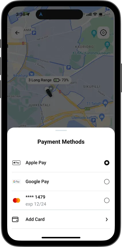 Payments and deposits
