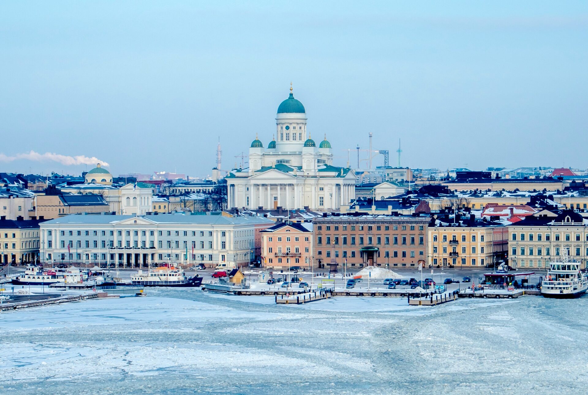 Helsinki during winter