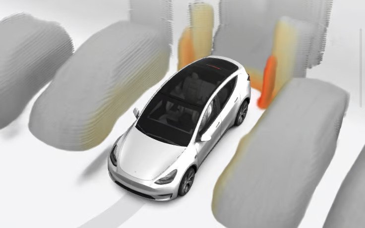 New Tesla Parking Sensor - Image from the Teslaverse article
